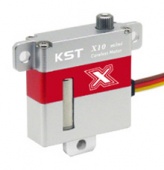 Тонкопрофильный мини сервопривод KST X10 mini (5.5-7.5кг/0.14-0.10сек)